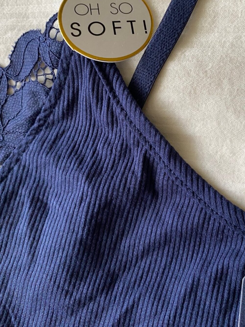 Gorgeous Rachel Roy Women's Pajama Set. Sexy. Rayon. Dark blue. X-Large NWT - Picture 7 of 9